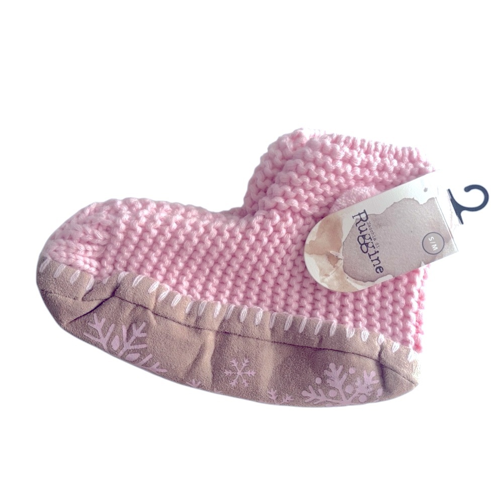 Ruggine Non Slip Knit Pom Pom Slippers